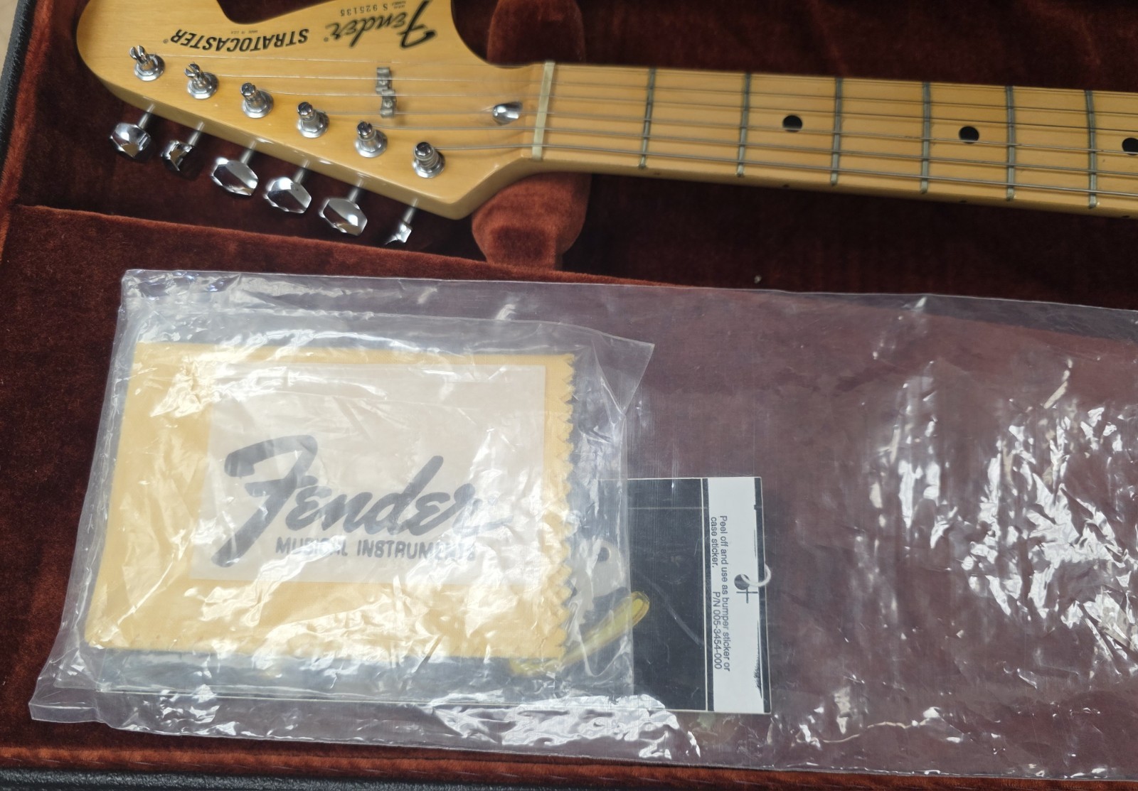 Vtg 1979 USA Fender Stratocaster Hardtail, Hard Case, Case Candy Excellent