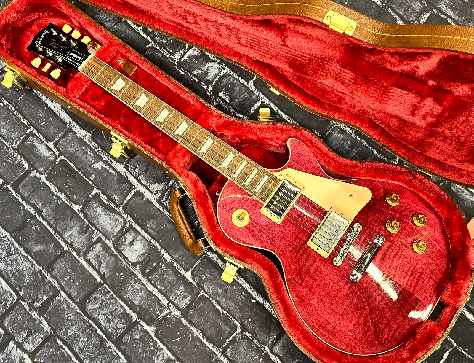 Gibson Les Paul Standard ’50s Figured Top Fuchsia Open Unplayed 9lbs1oz #277