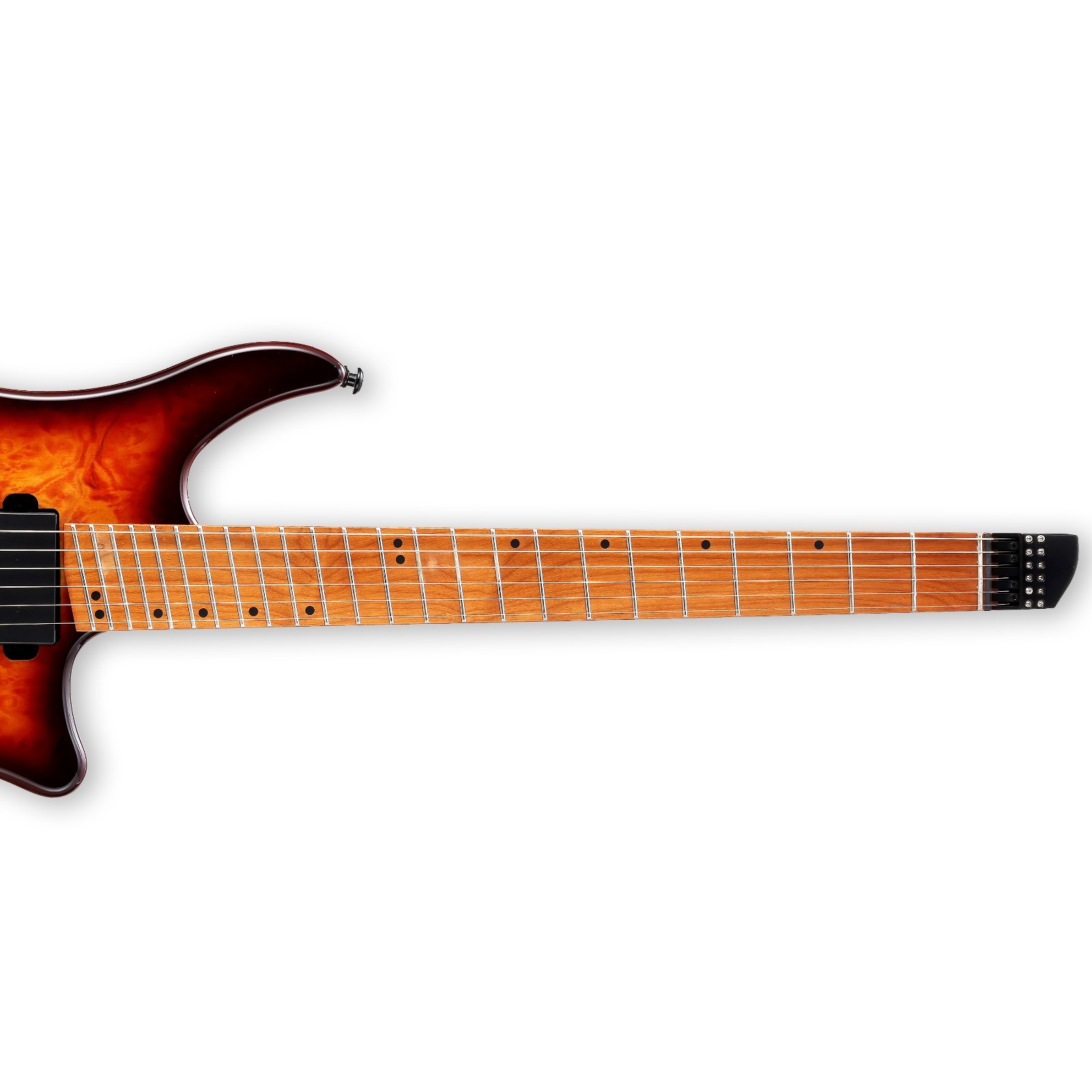 Gosila 6 String Headless Electric Guitar poplar body Carbon Fibre Maple neck