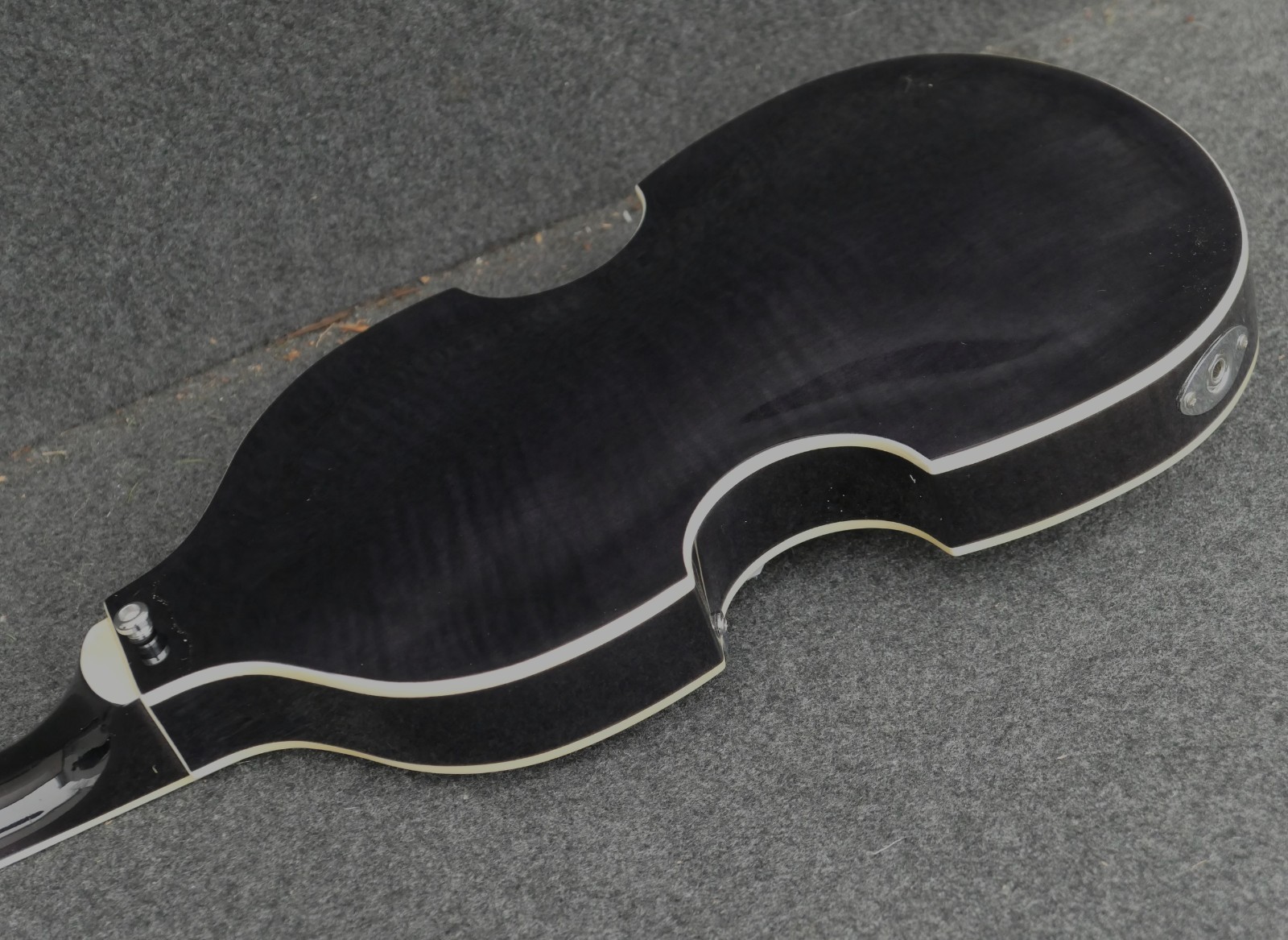 HOFNER HI-459-PE TBK BLACK IGNITION SERIES 6 STRING VIOLIN GUITAR