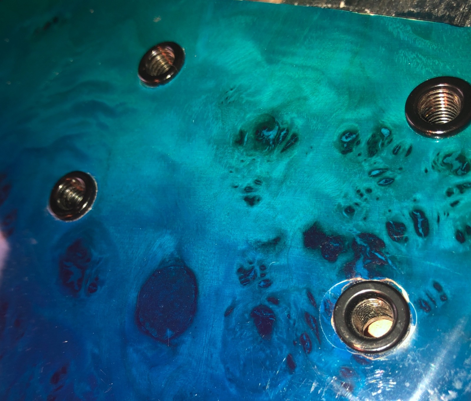 LP – Style-Type Electric Body / blue-fade – type finish