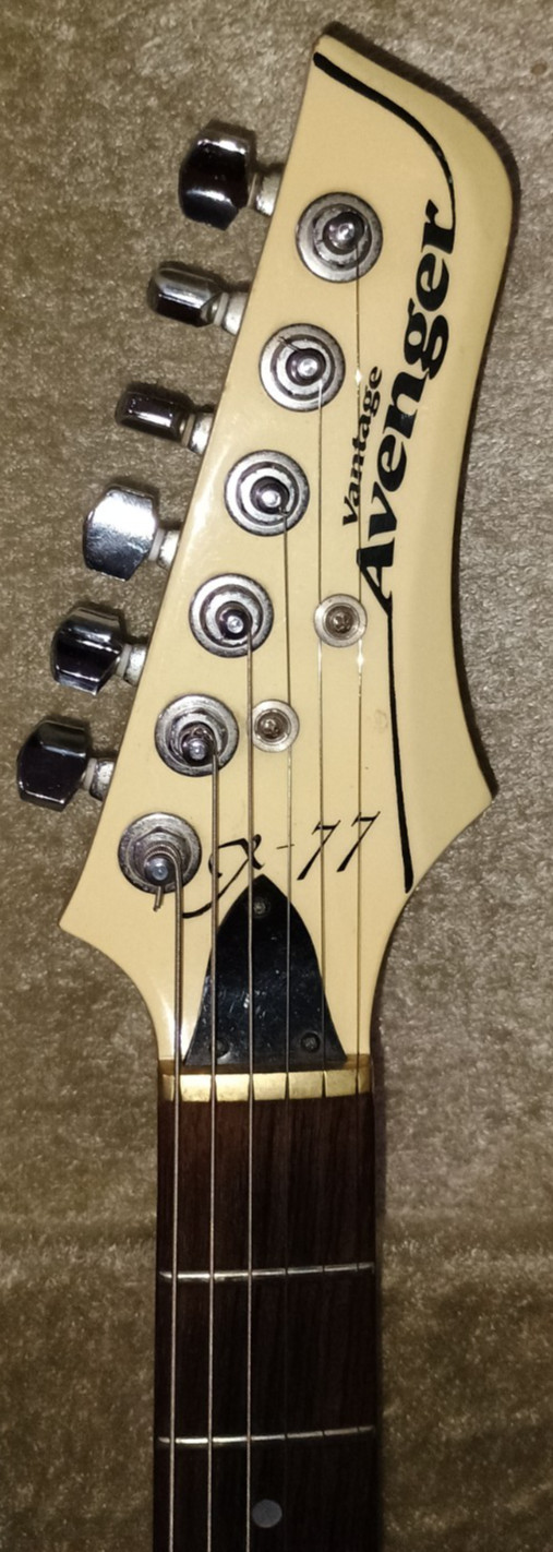 1982 MATSUMOKU JAPAN VANTAGE Avenger X-77 w/EMG JH James Hetfield Pickups OHSC