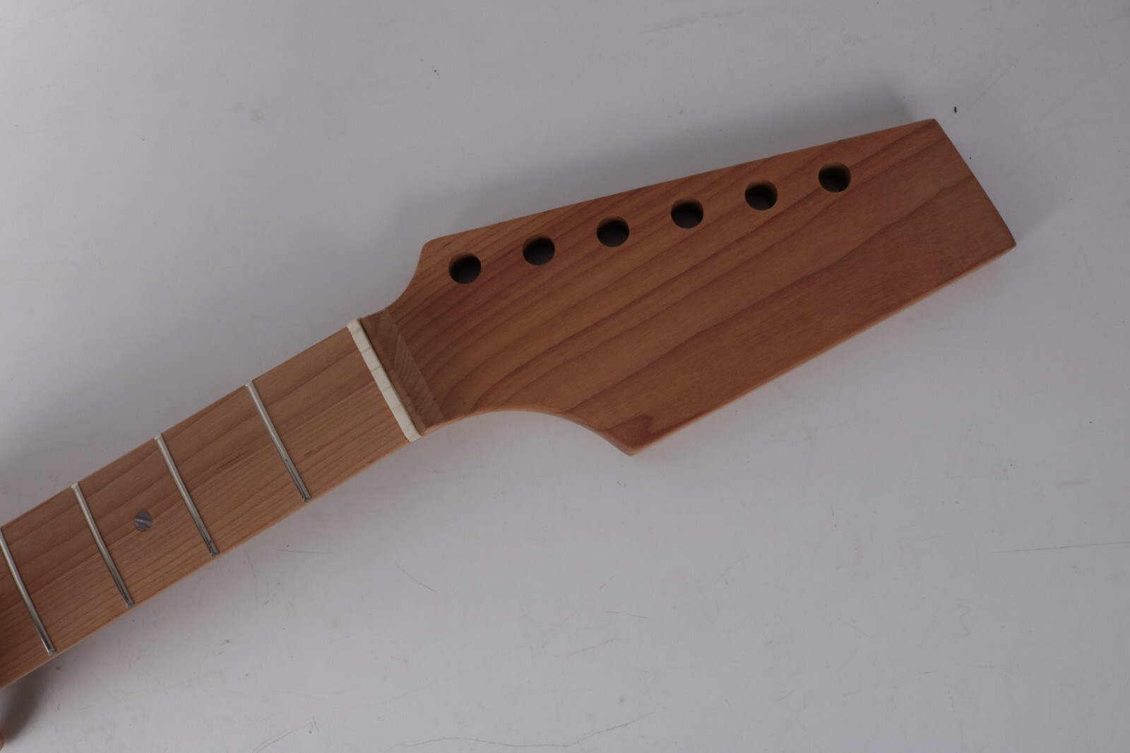 DIY single f hole ash body paddle head roasted maple neck Tl unfinished kit