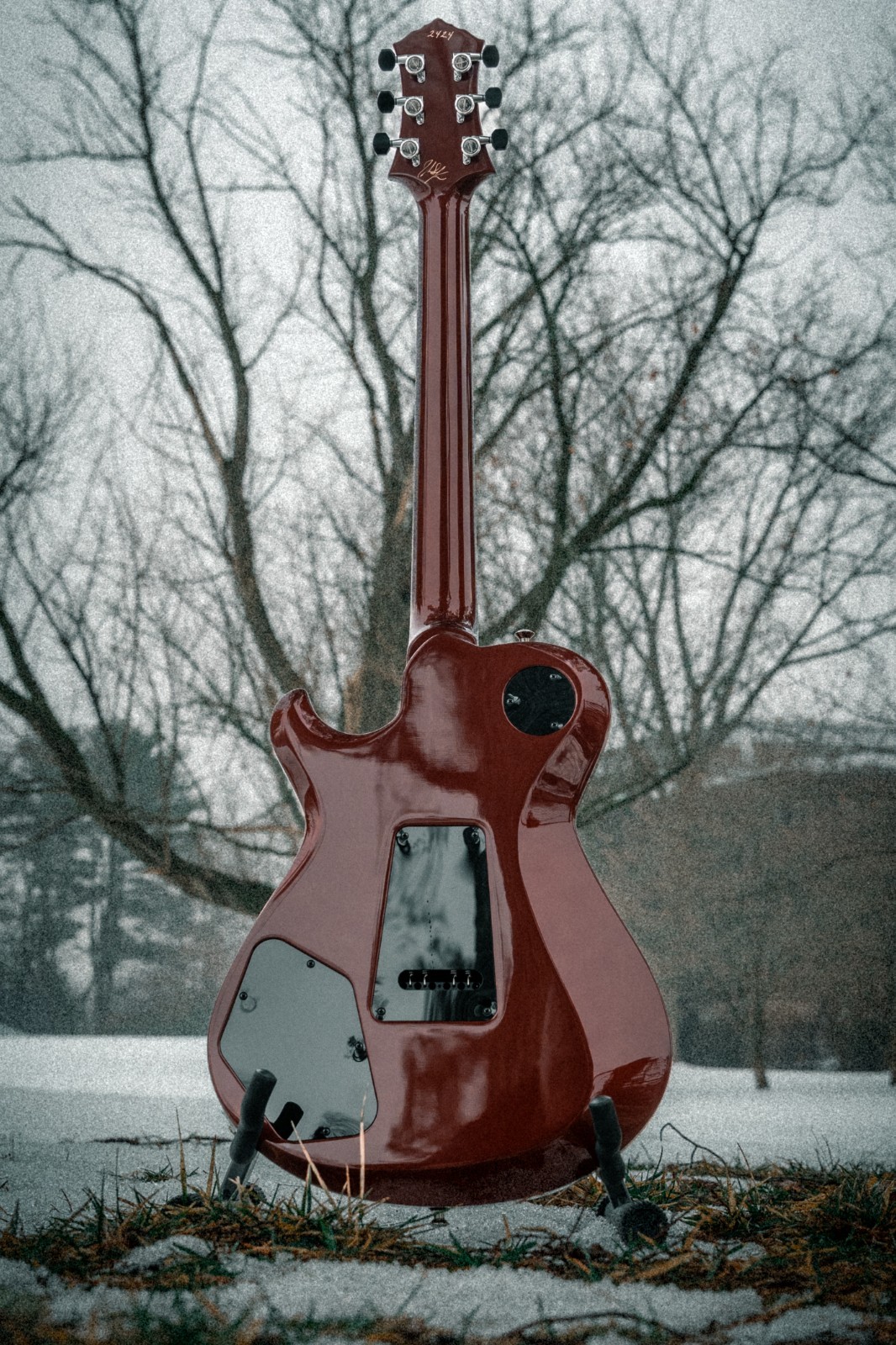 Knaggs Kenai Trem/Octane Red Metallic/Full Maple Binding