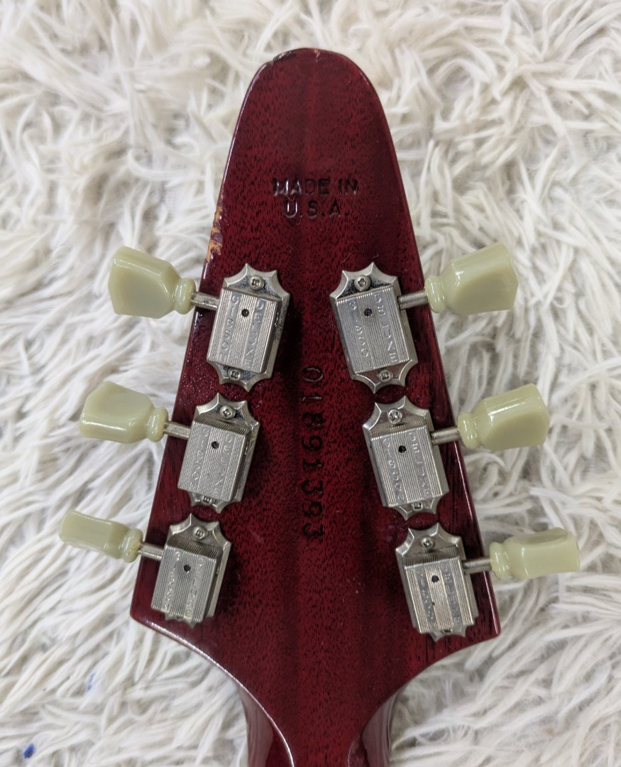 2001 Gibson Flying V Electric Guitar in Gloss Cherry Red with Hardshell Case