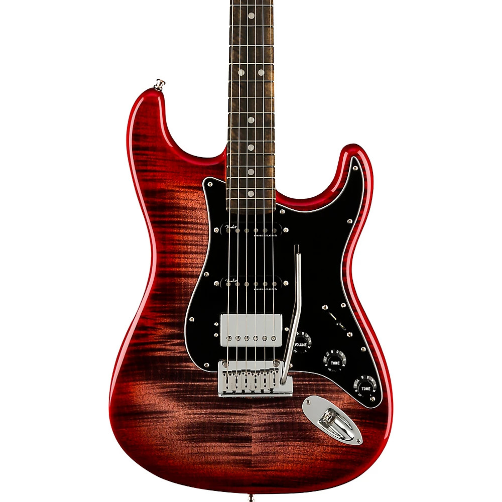 Fender American Ultra Stratocaster HSS Ebony FB LE Guitar Umbra Burst 1978882 RF