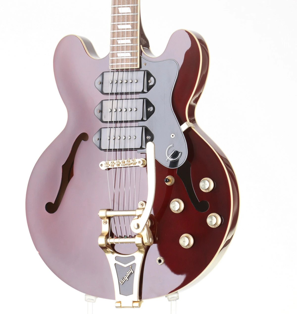 Used Epiphone Riviera Custom P93 Wine Red