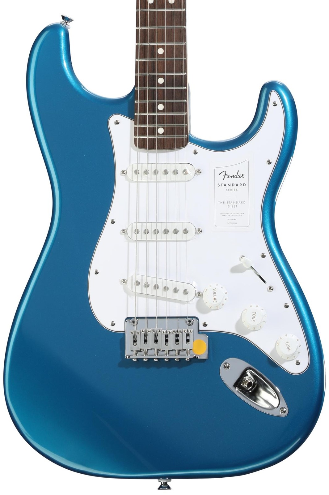 Fender Standard Stratocaster Electric Guitar – Aqua Marine Metal