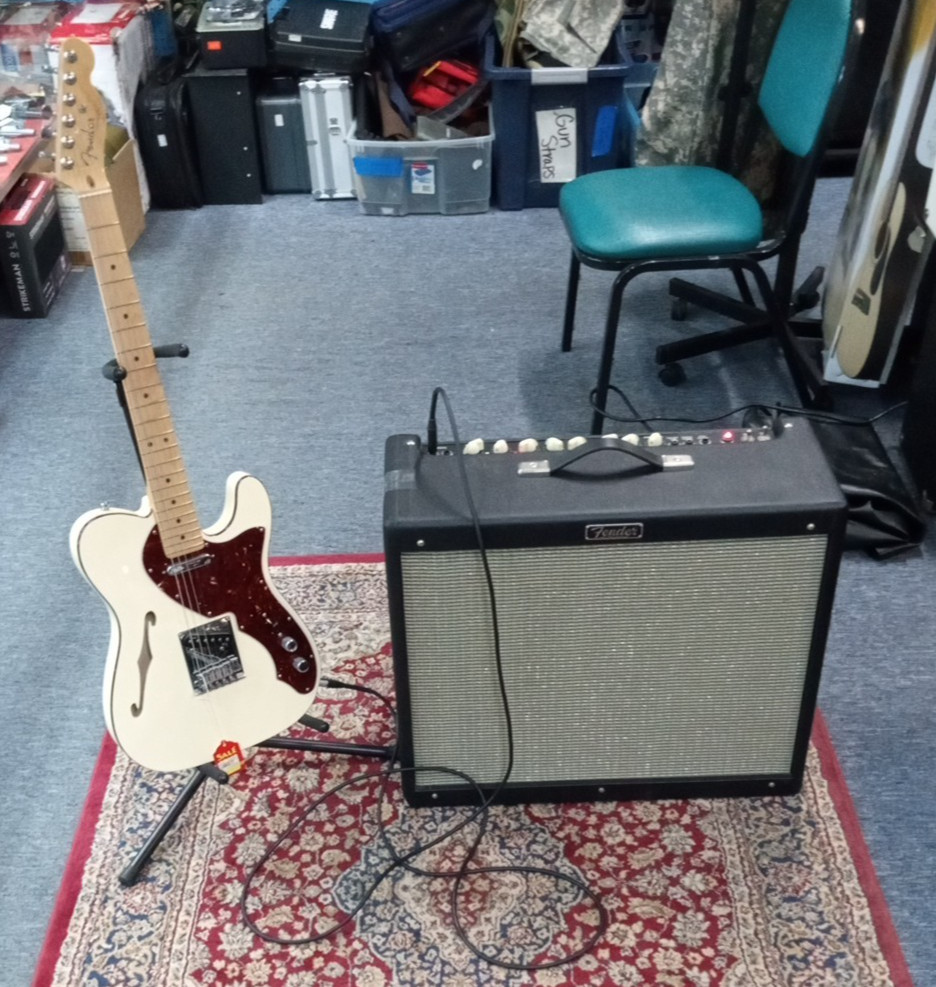 Fender 2013 American Deluxe Telecaster Thinline DELUXE HSC Cracked Body SEE PIC
