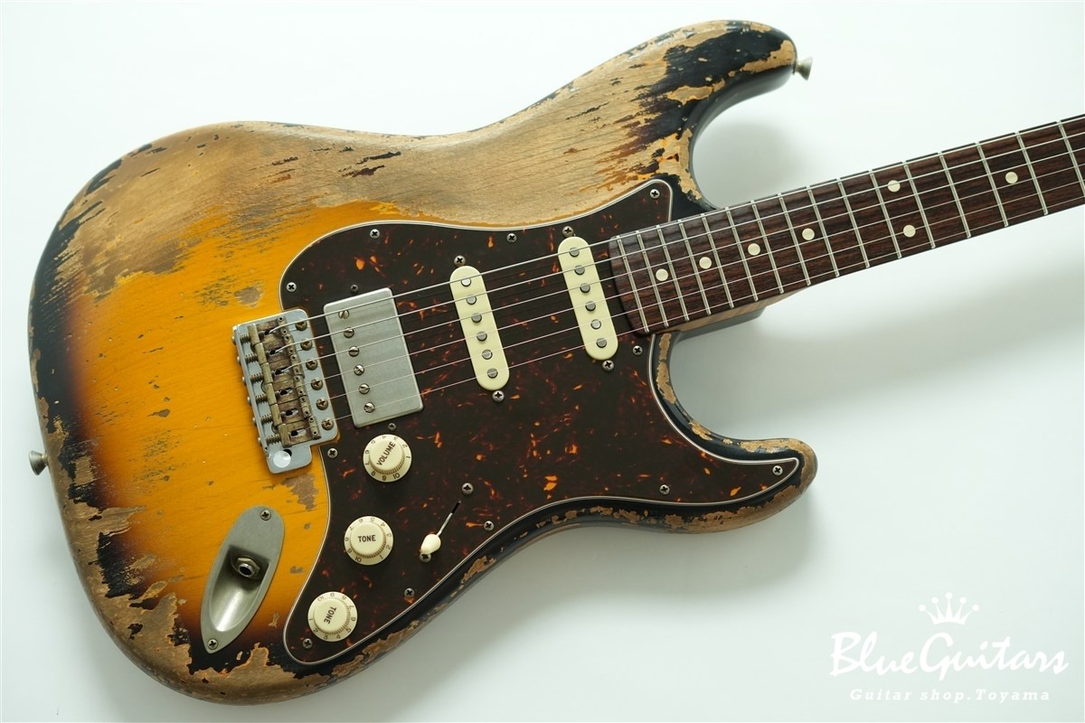 Xotic Xsc-2 – 2 Tone Burst Super Heavy Aged / Alder Roasted Flame Maple Safe del