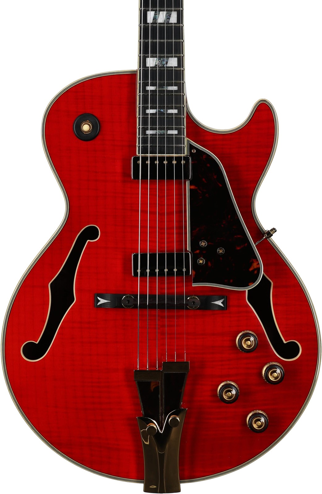 Ibanez GB10SEFM George Benson Signature Hollow Body Electric Guitar Sapphire Red