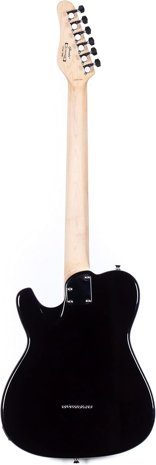 Semi-Hollow Body Electric Guitar, F-Hole Design, Maple Neck