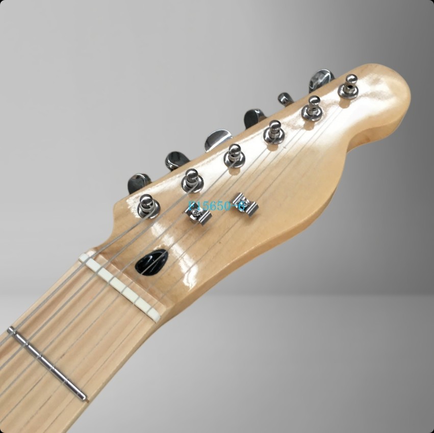 Pink 6-String Electric Guitar S-S Pickups White Pickguard Chrome Parts In Stock
