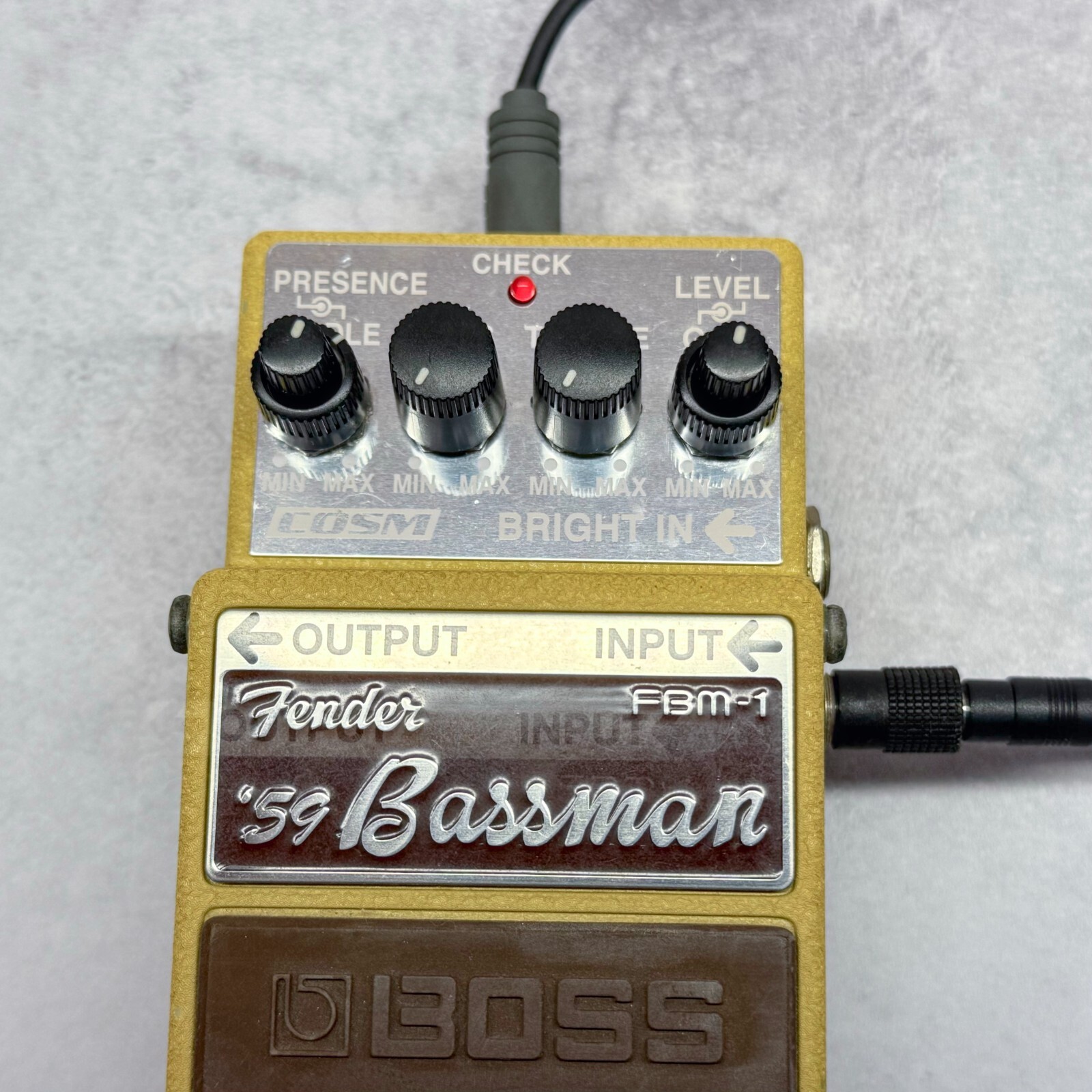 BOSS FBM-1 With box Fender ’59 Bassman Guitar Effects Pedal Good Condition