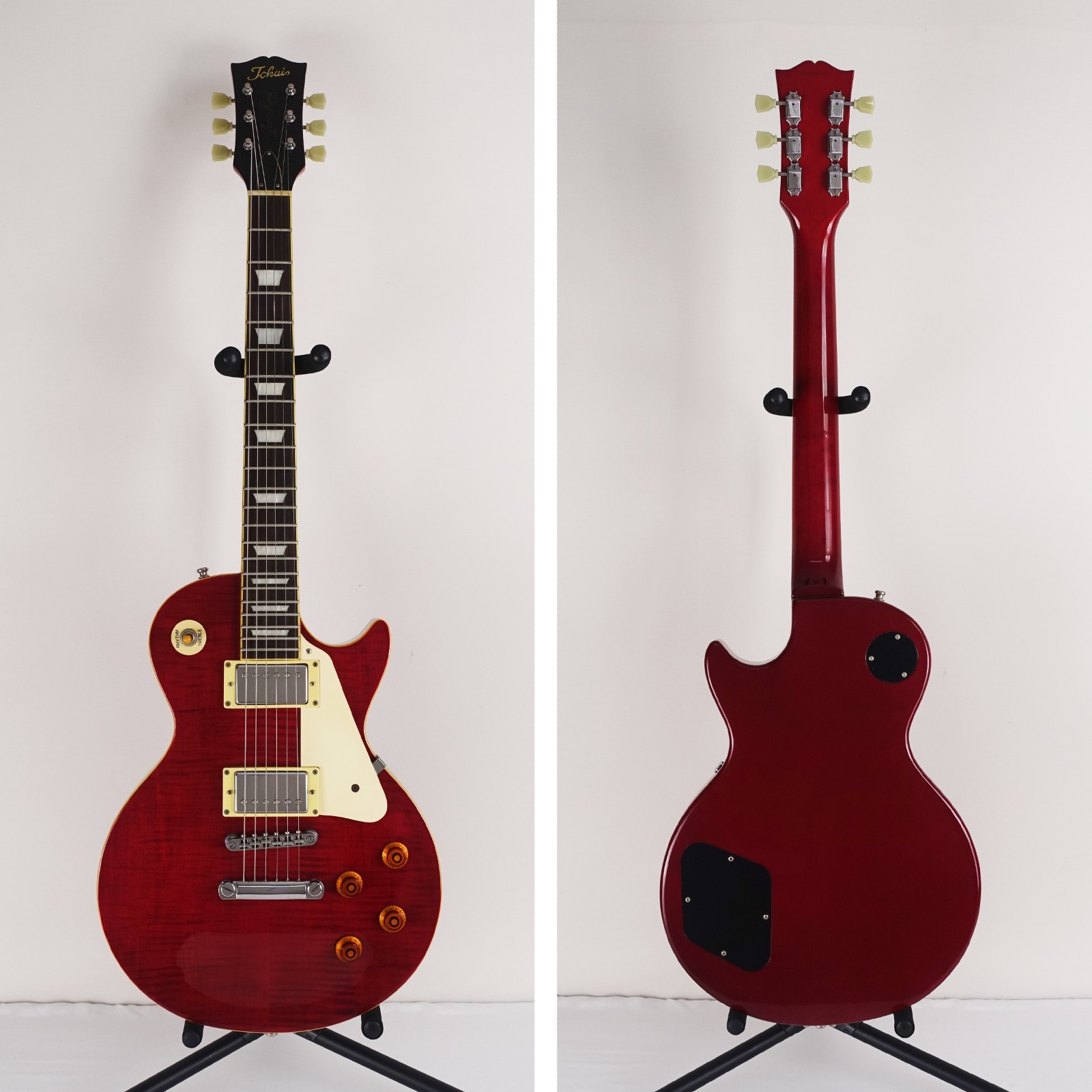 2012 Tokai Love Rock Les Paul Cherry Red Flametop with Gig Bag