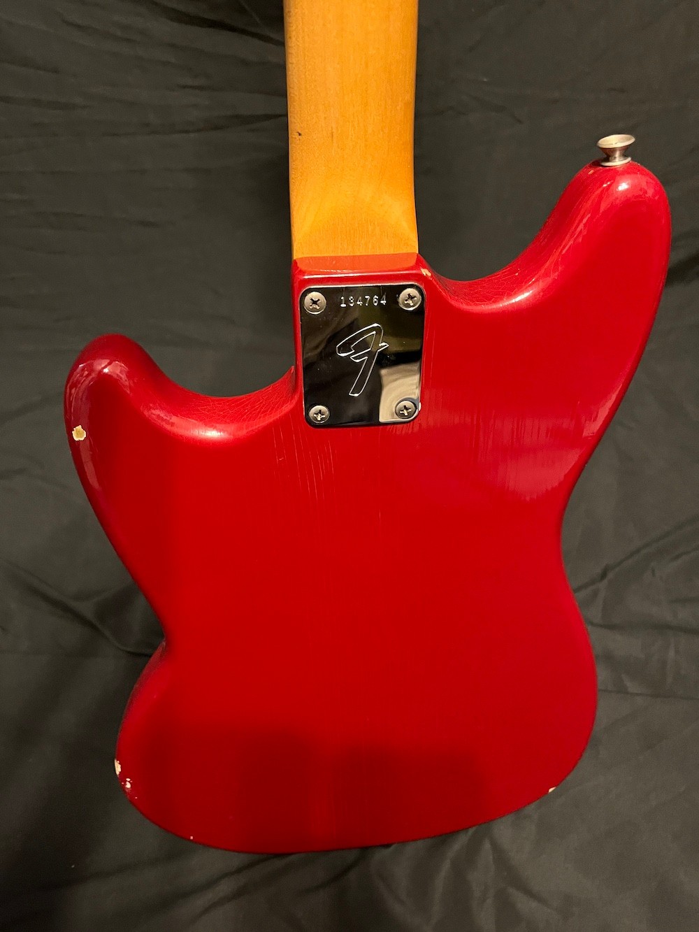 1966 Vintage Fender Mustang Guitar in Dakota Red W/OHSC