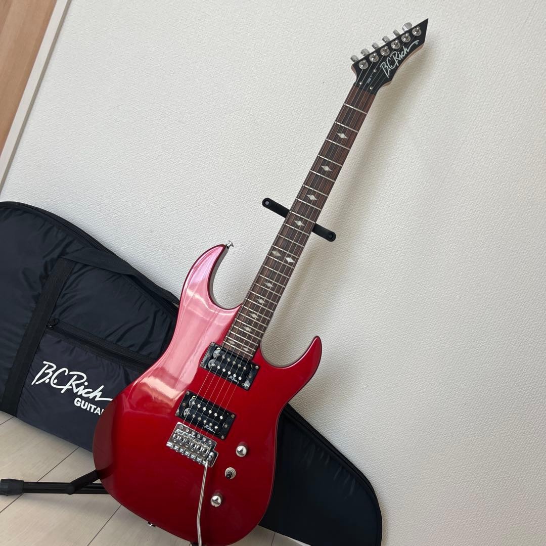 BC Rich ASM 1 Dinky type Red W/Gig bag Electric Guitar Used From Japan