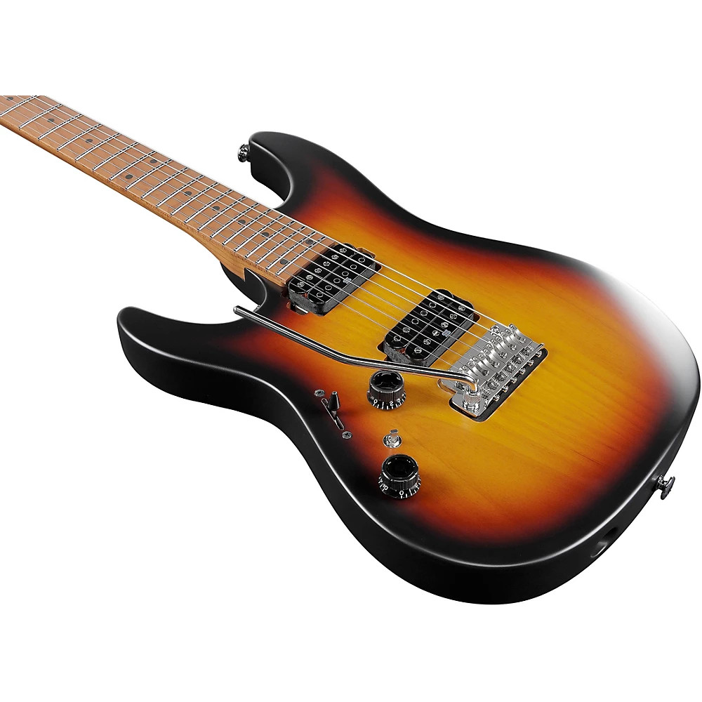 Ibanez AZ2402L AZ Prestige Left-Handed Electric Guitar Tri Fade Burst Flat