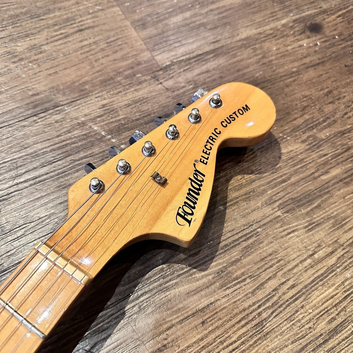 Founder Mustang Style Electric Custom Light Blue 1970s USED w/tracking