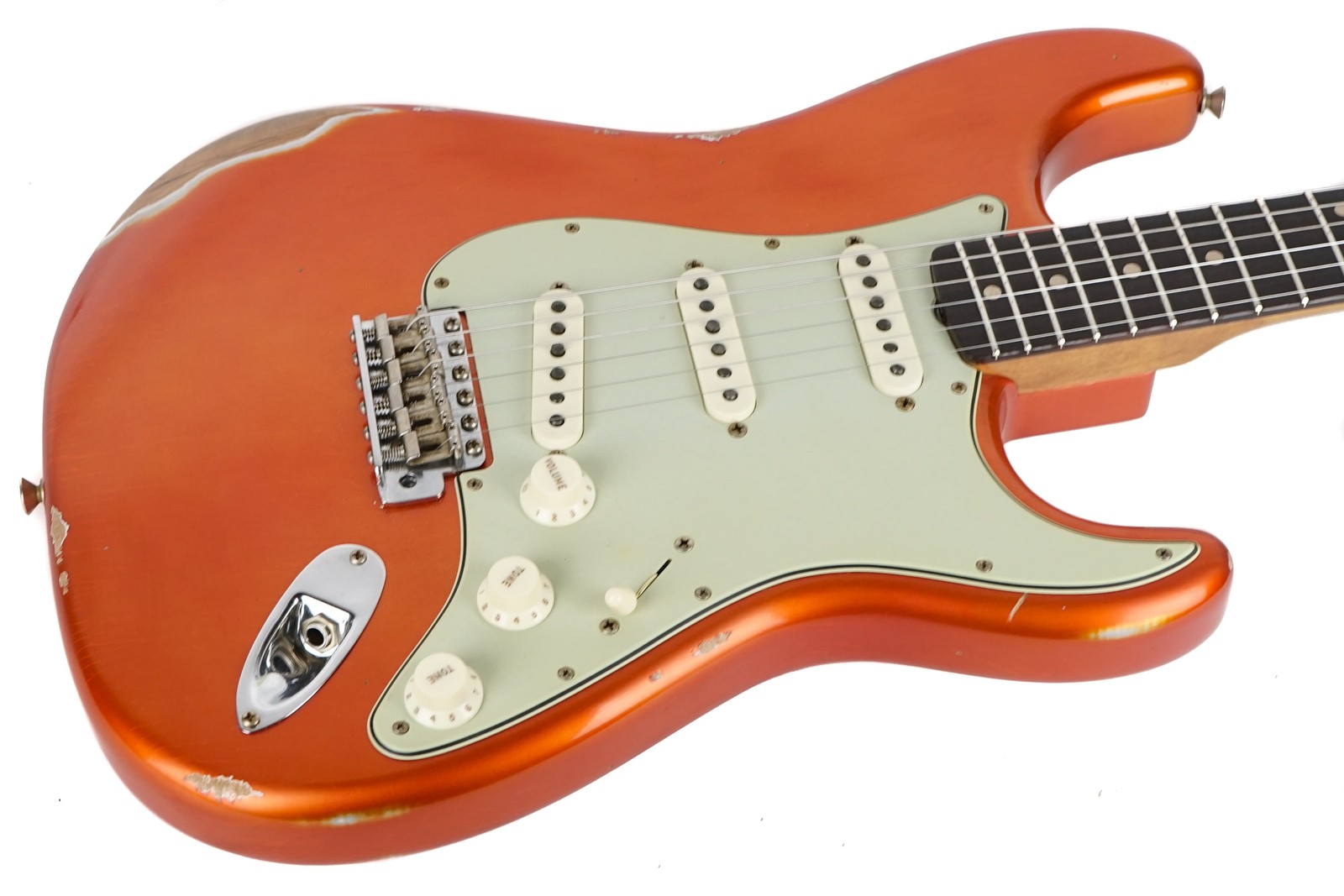 New Fender Custom Shop ’60s Dual Mag Stratocaster Relic Candy Tangerine