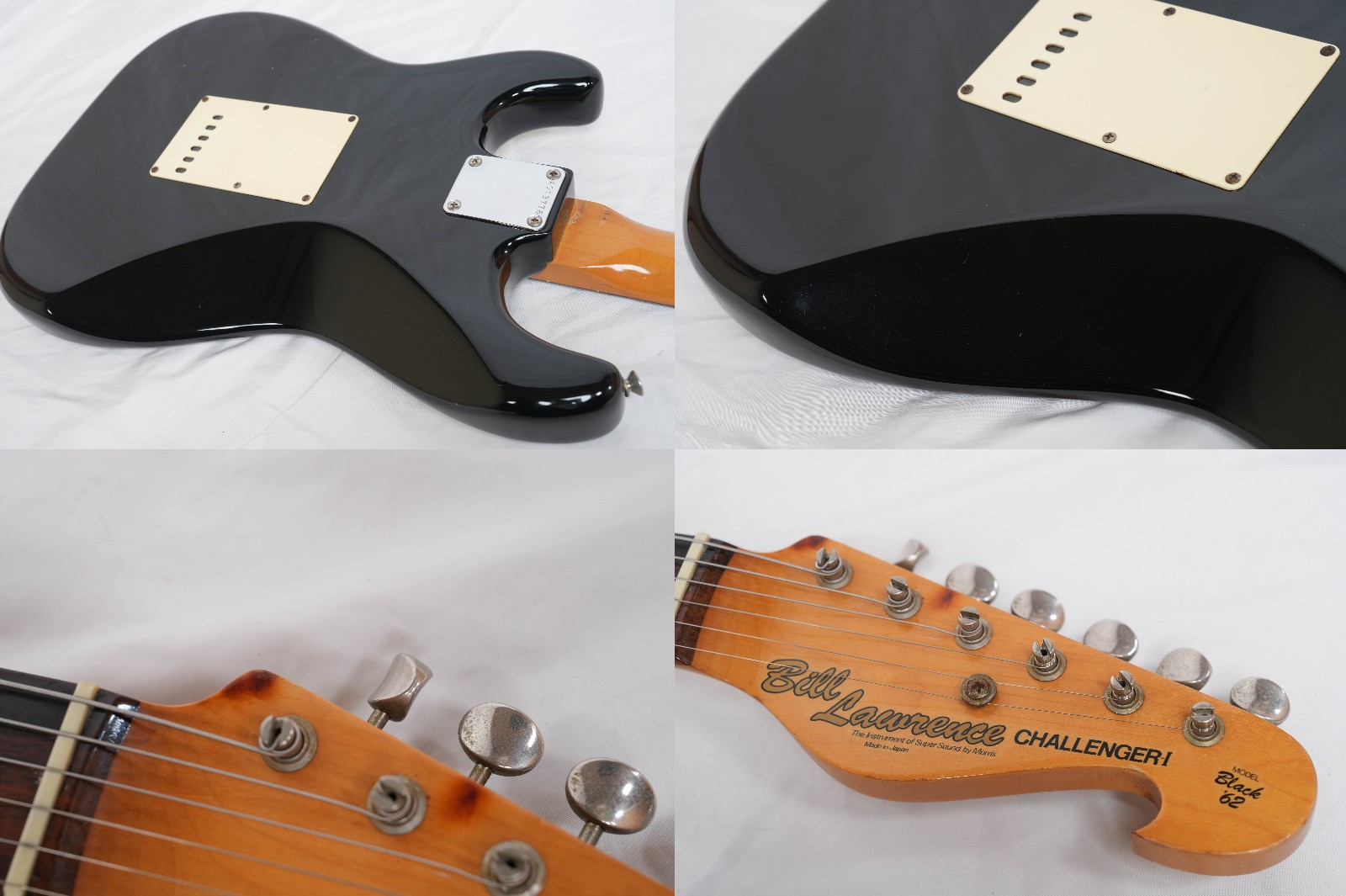 Bill Lawrence CHALLENGER-I Black 62 BCIR 1980s Japanese-made Stratocaster