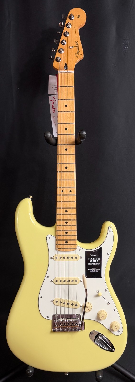 Fender Player II Stratocaster Electric Guitar Hialeah Yellow Finish (191)