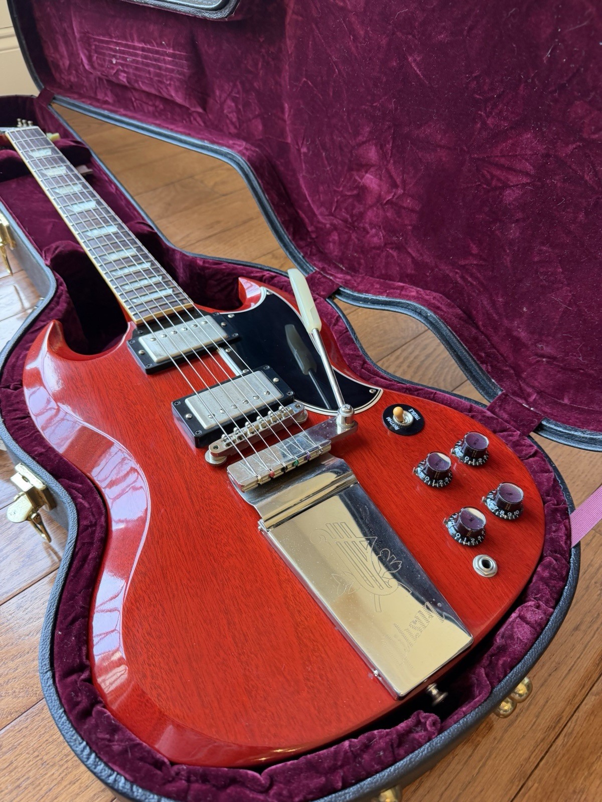 2009 Gibson Custom Shop Les Paul SG Standard ‘61 Reissue – Faded Cherry Red