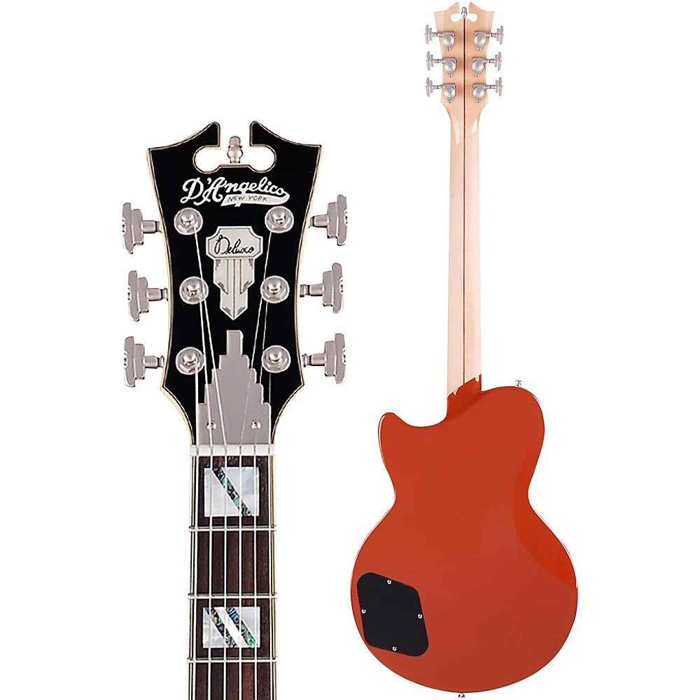 D’Angelico Deluxe Atlantic LimitedEdition Solid Body Electric Guitar Rust