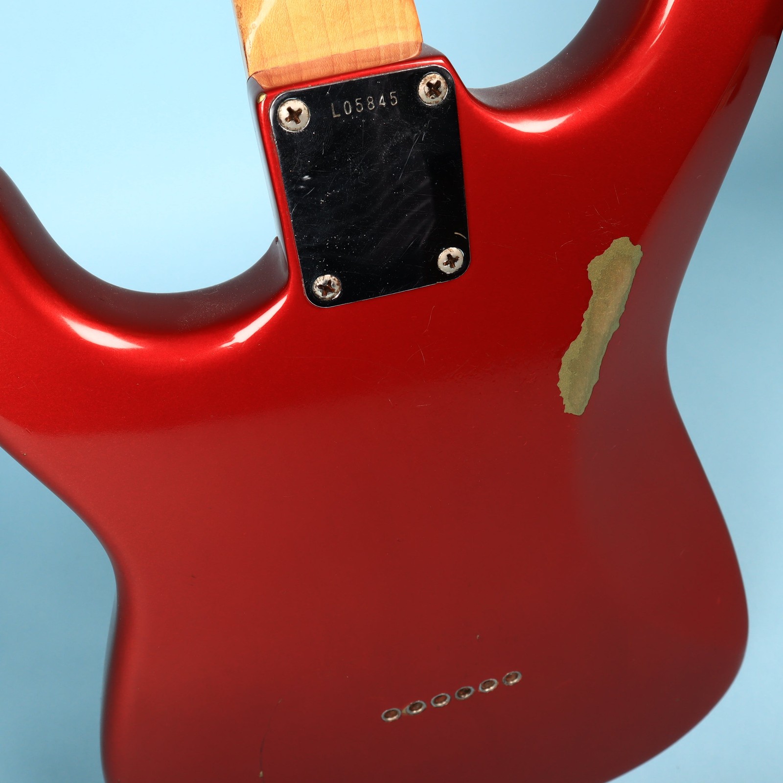 1963 Fender Stratocaster Hardtail Refin Red Electric Guitar