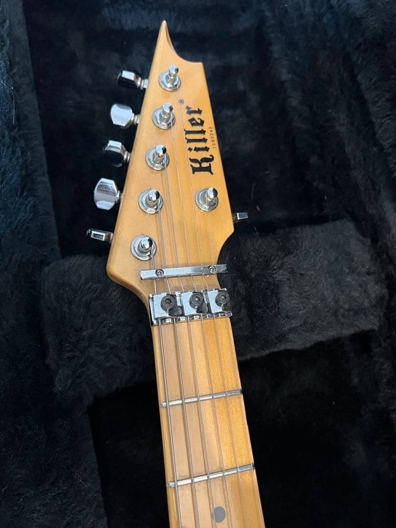 Electric Guitar Killer KG Stallion HH Floyd Rose Black MIJ Japan 1990s