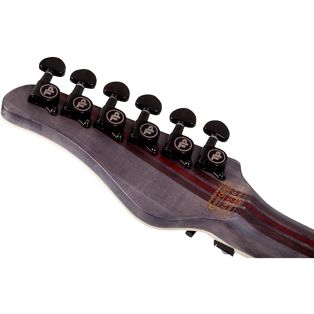 Schecter Guitar Research PT FRS SLS Elite Evil Twin Electric Guitar Satin Black