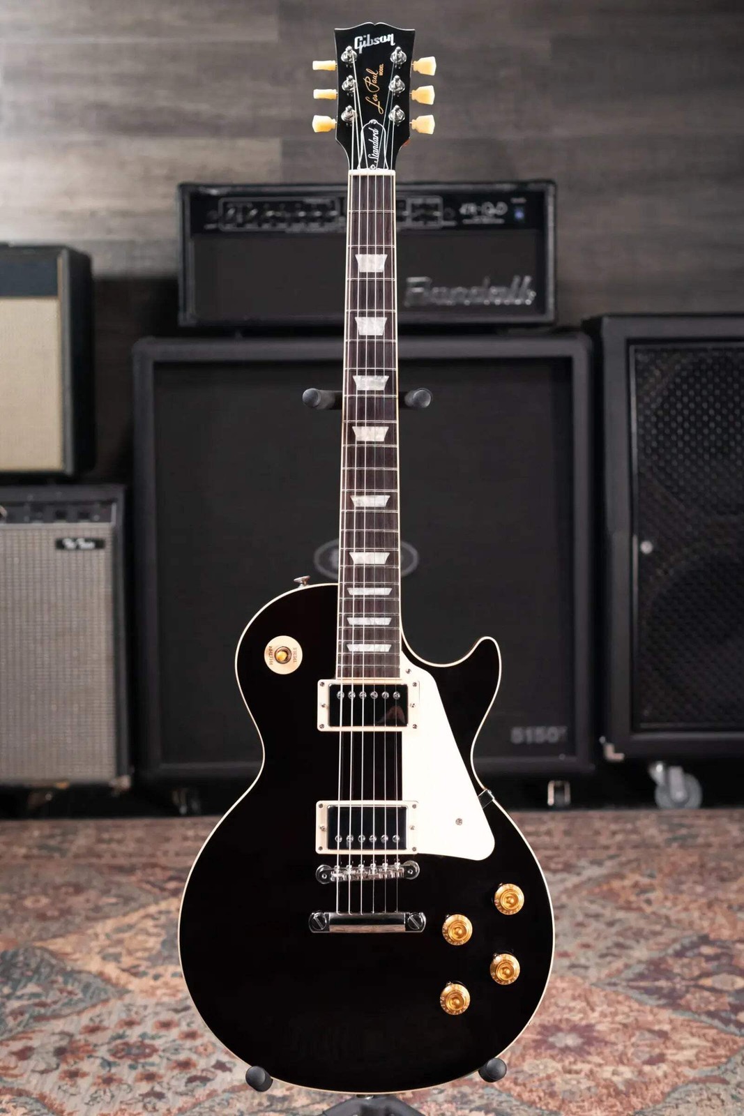Gibson Les Paul Standard 50s Figured Top – Translucent Oxblood with Hardshell Ca