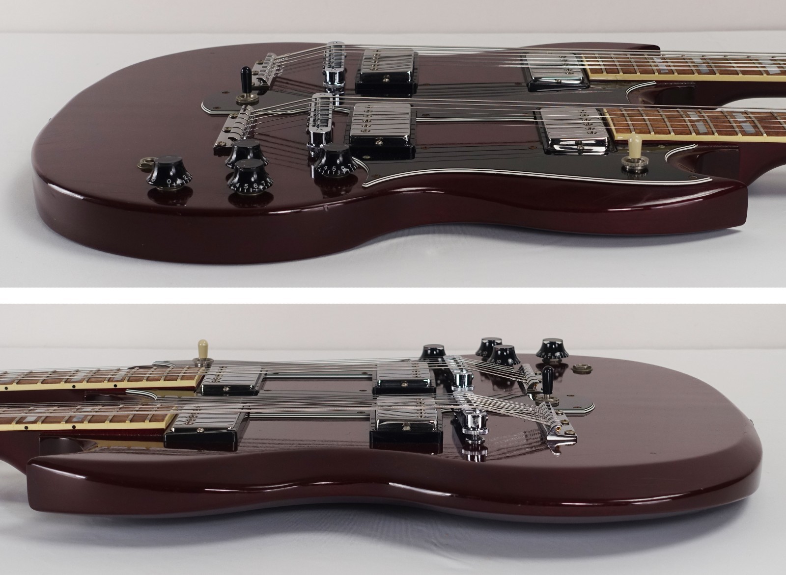 1992 Gibson EDS-1275 Double Neck SG Cherry Red with Original Hardshell Case