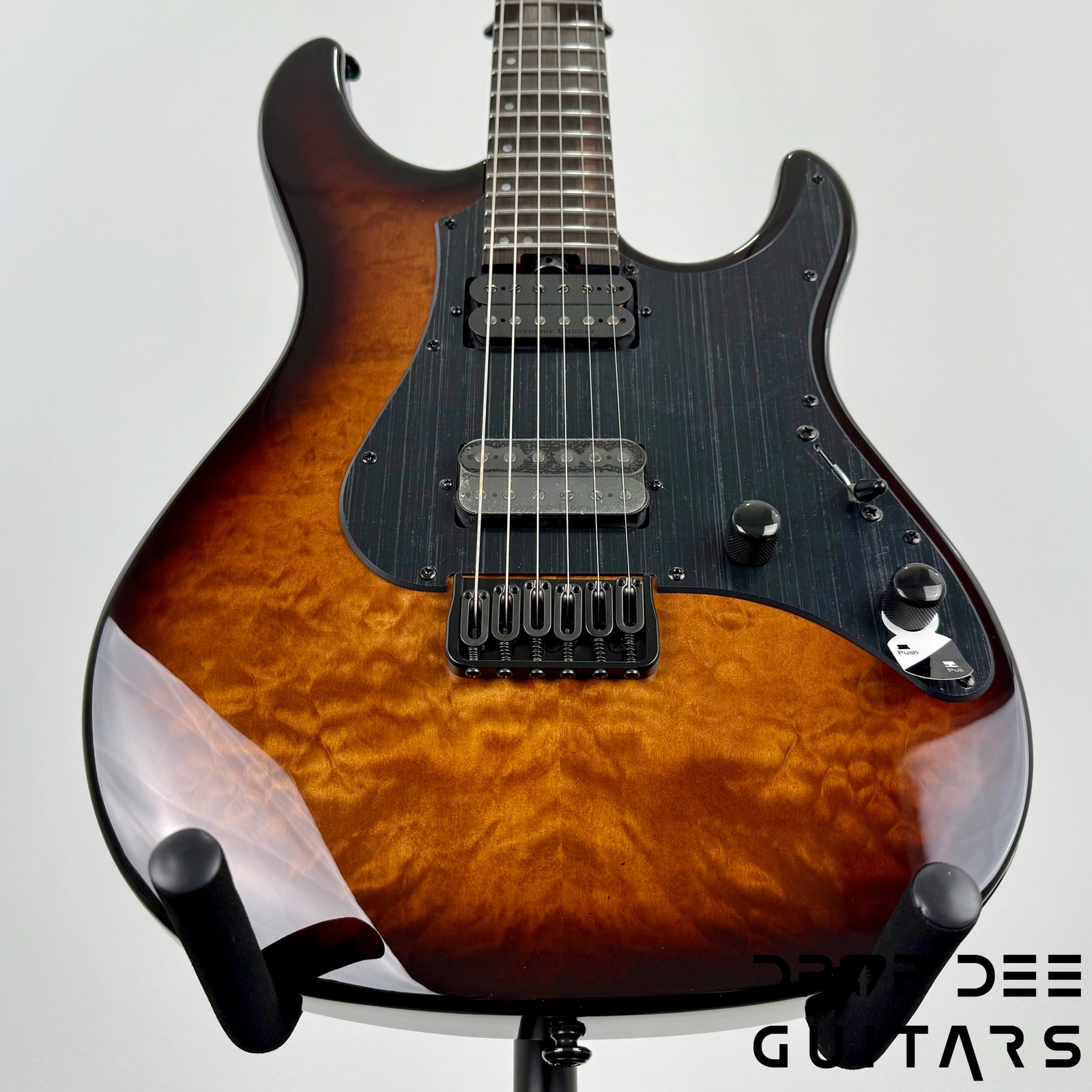 ESP LTD SN-1000HT QM Electric Guitar – Dark Brown Sunburst