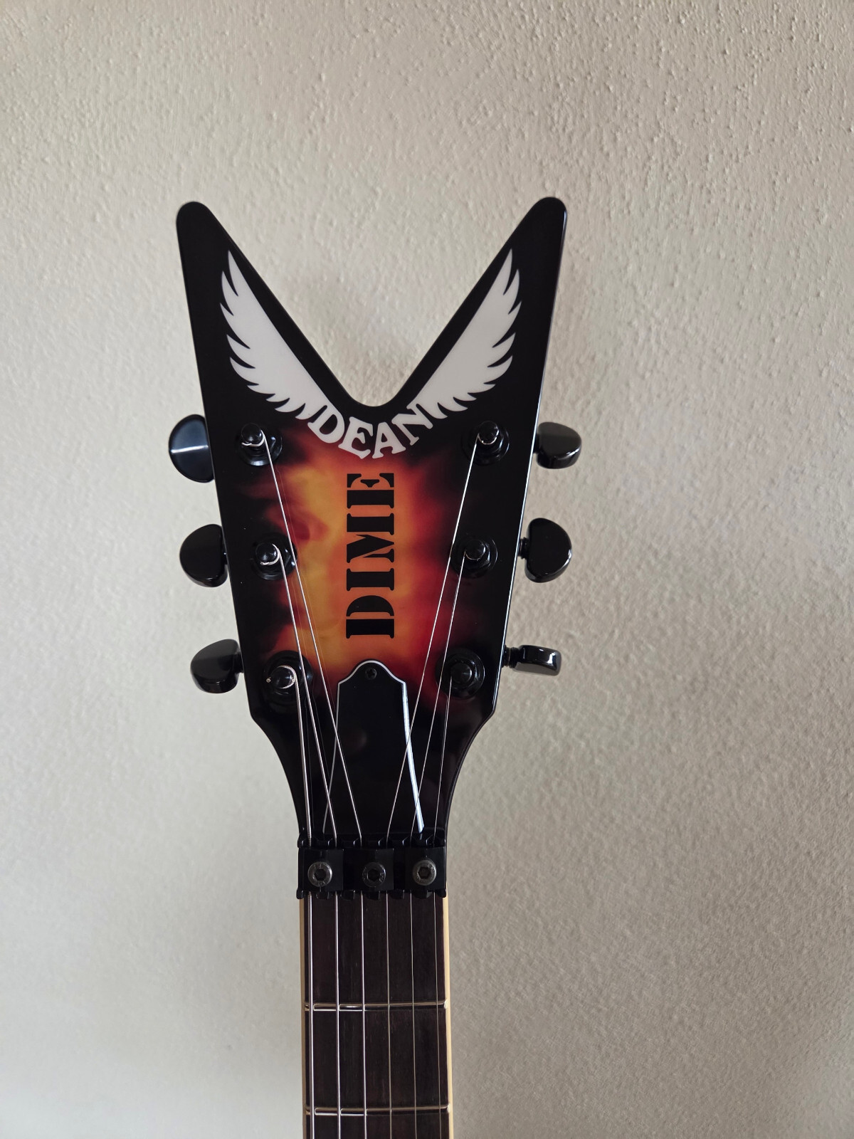 ~ USA ~ 1 of 2 ~ Dean Dime o Flame Dimebag Darrell Pantera Electric Guitar ML