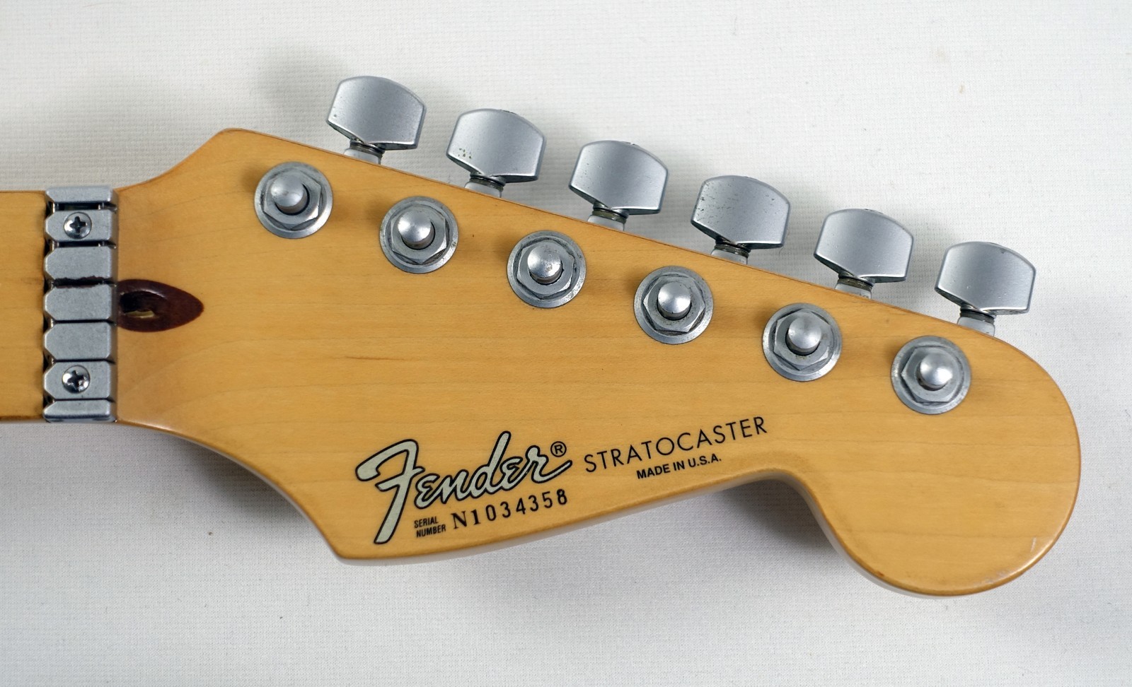 1992 Fender Stratocaster Plus Olympic White with Original Hardshell Case