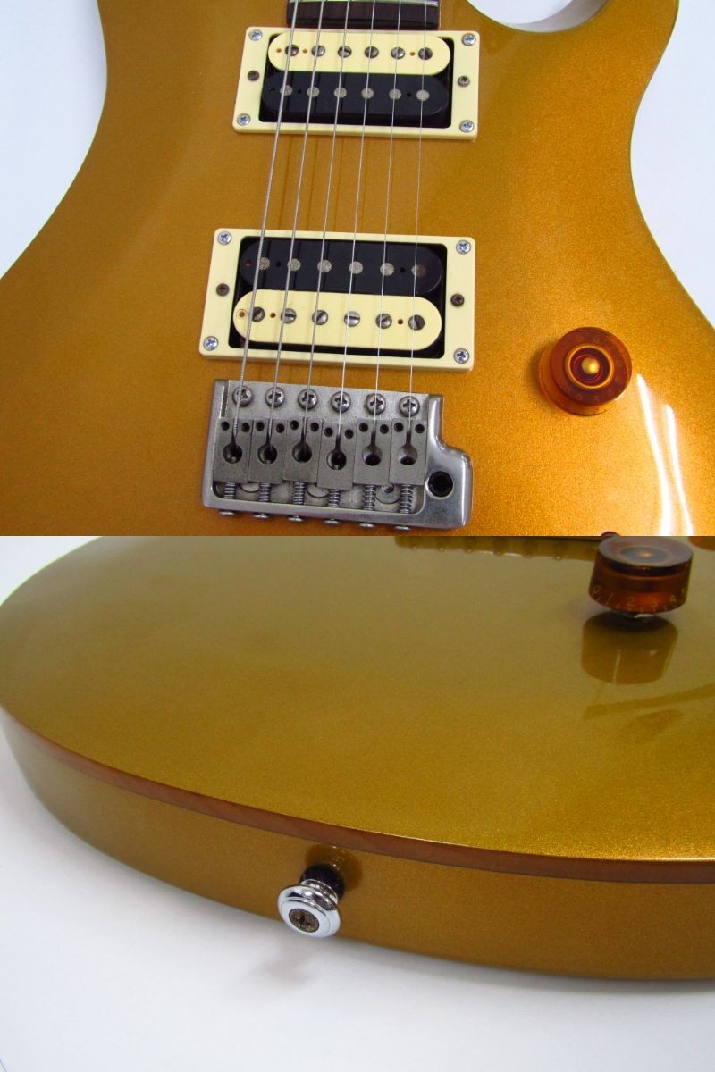 PRS SE Custom 24 Electric Guitar Gold Metallic Beveled Top