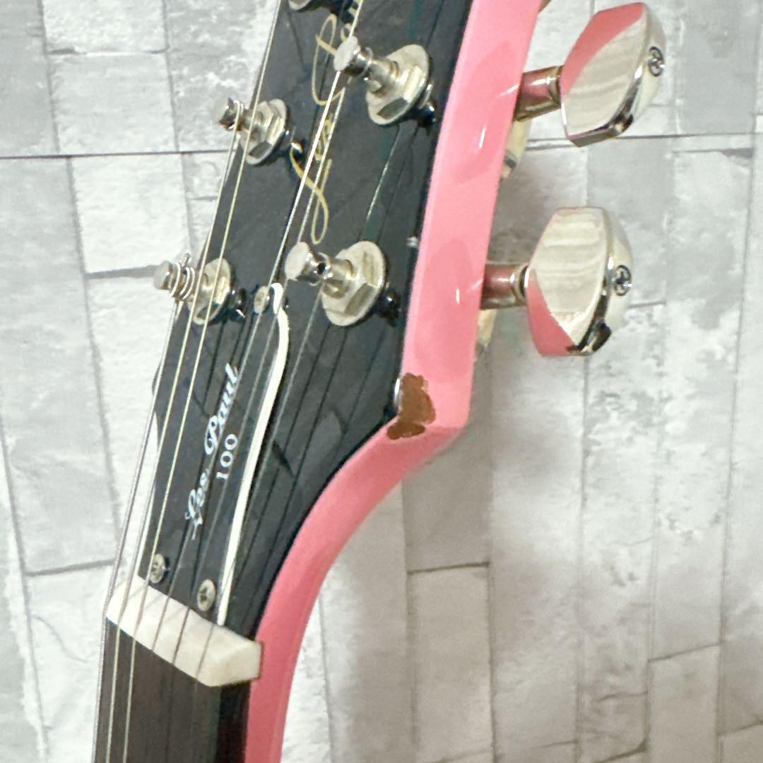 Rare Color Epiphone Les Paul 100 Pink Safe delivery from Japan