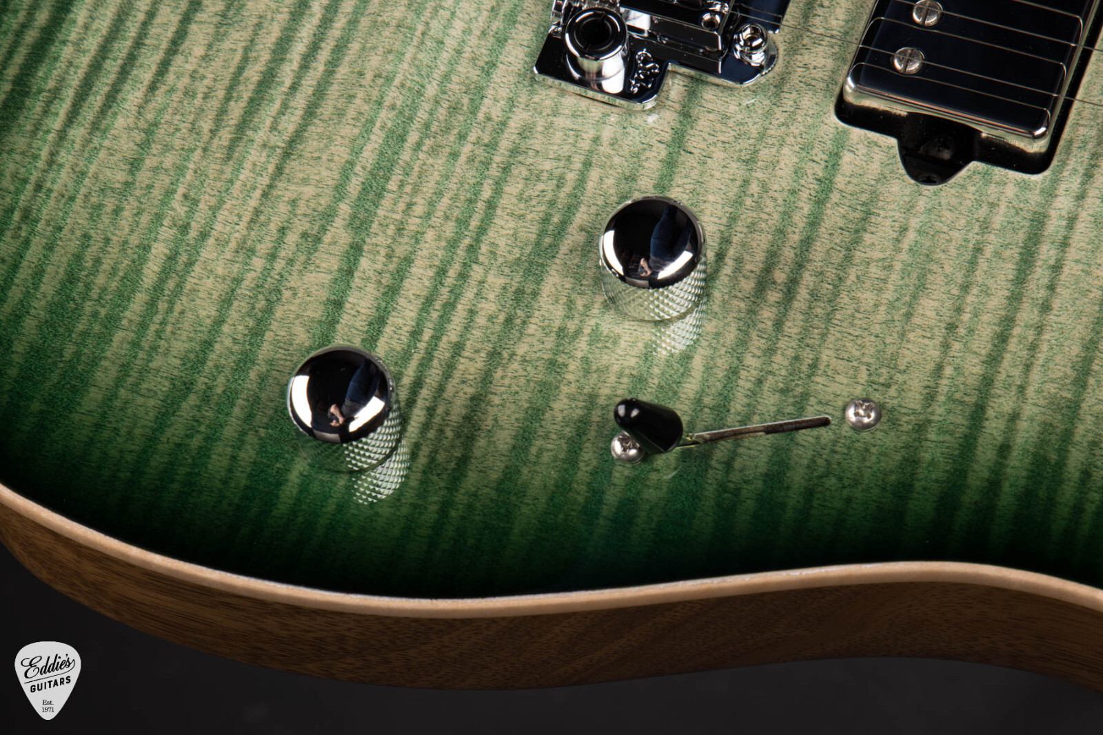 Suhr Modern T Black Limba – Faded Trans Green Burst #86002