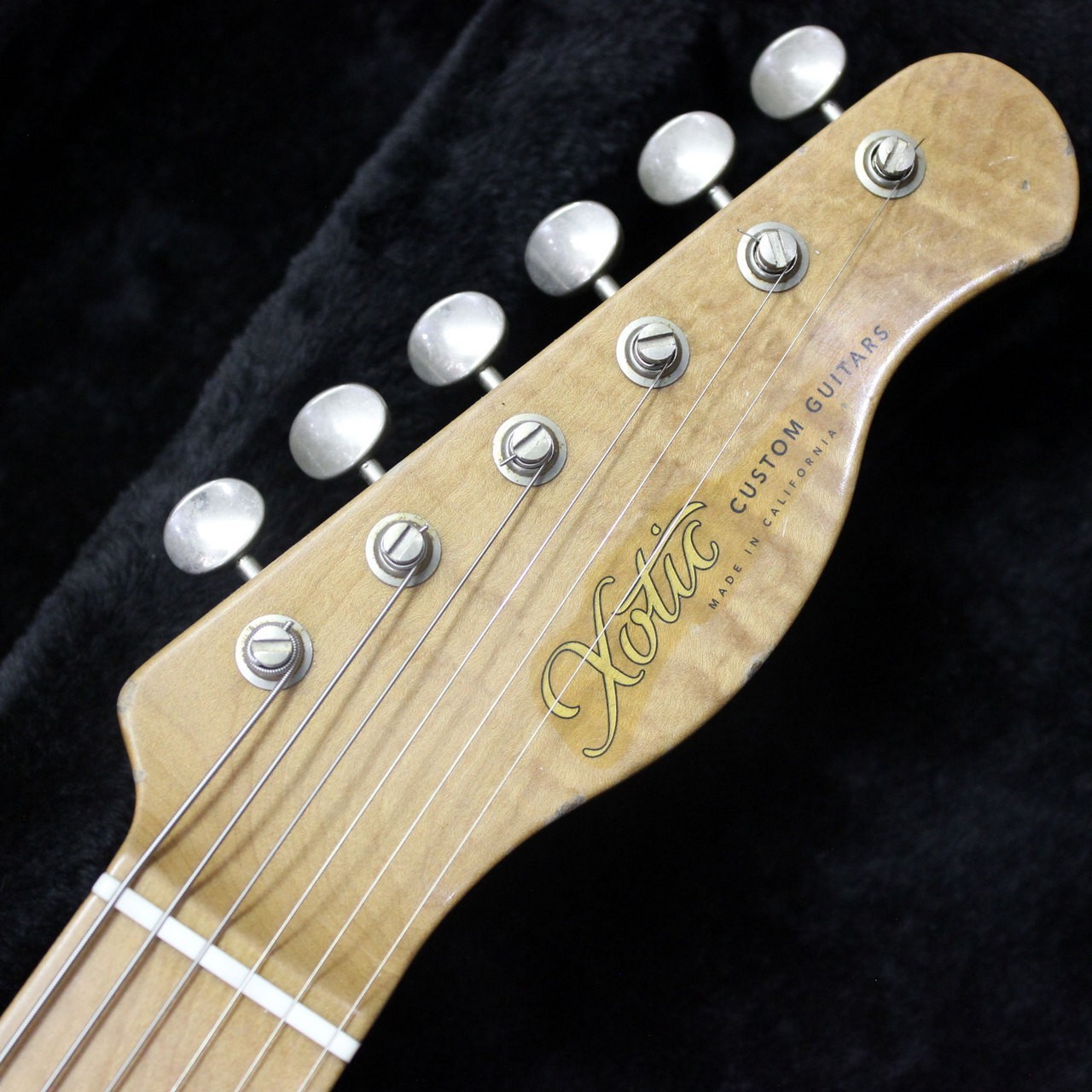 Xotic XTC-1 Shoreline Gold Medium Aged Joe Barden PU & Bridge specification 2023