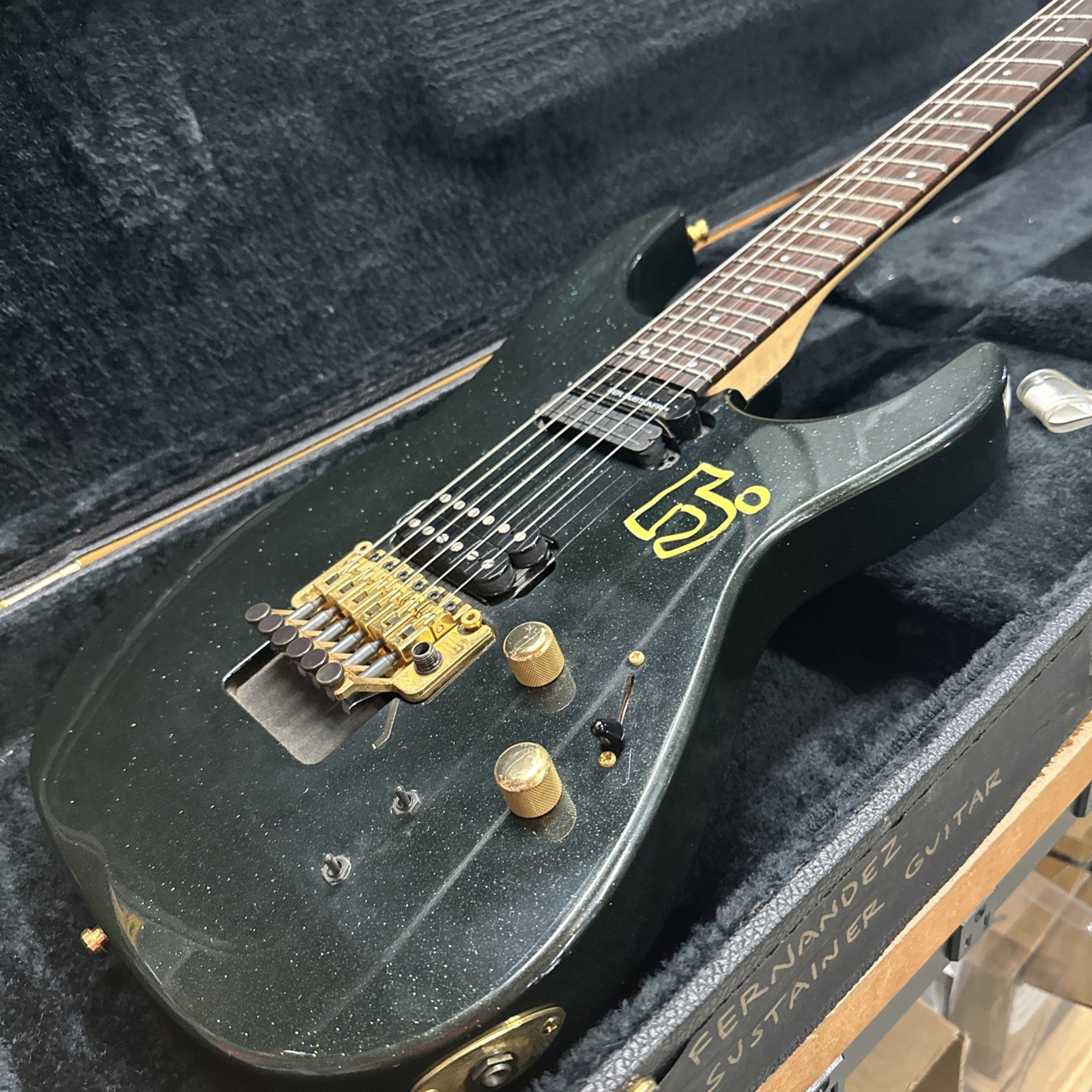 Fernandes Sustainer Electric Guitar Played & Signed by Jay Yuenger White Zombie