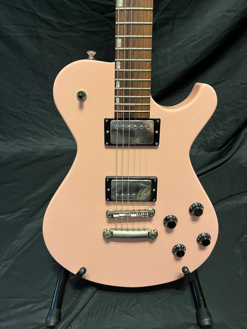 2024 Knaggs SSC-J Steve Stevens Signature Guitar in Shell Pink-OHSC-Signed Back