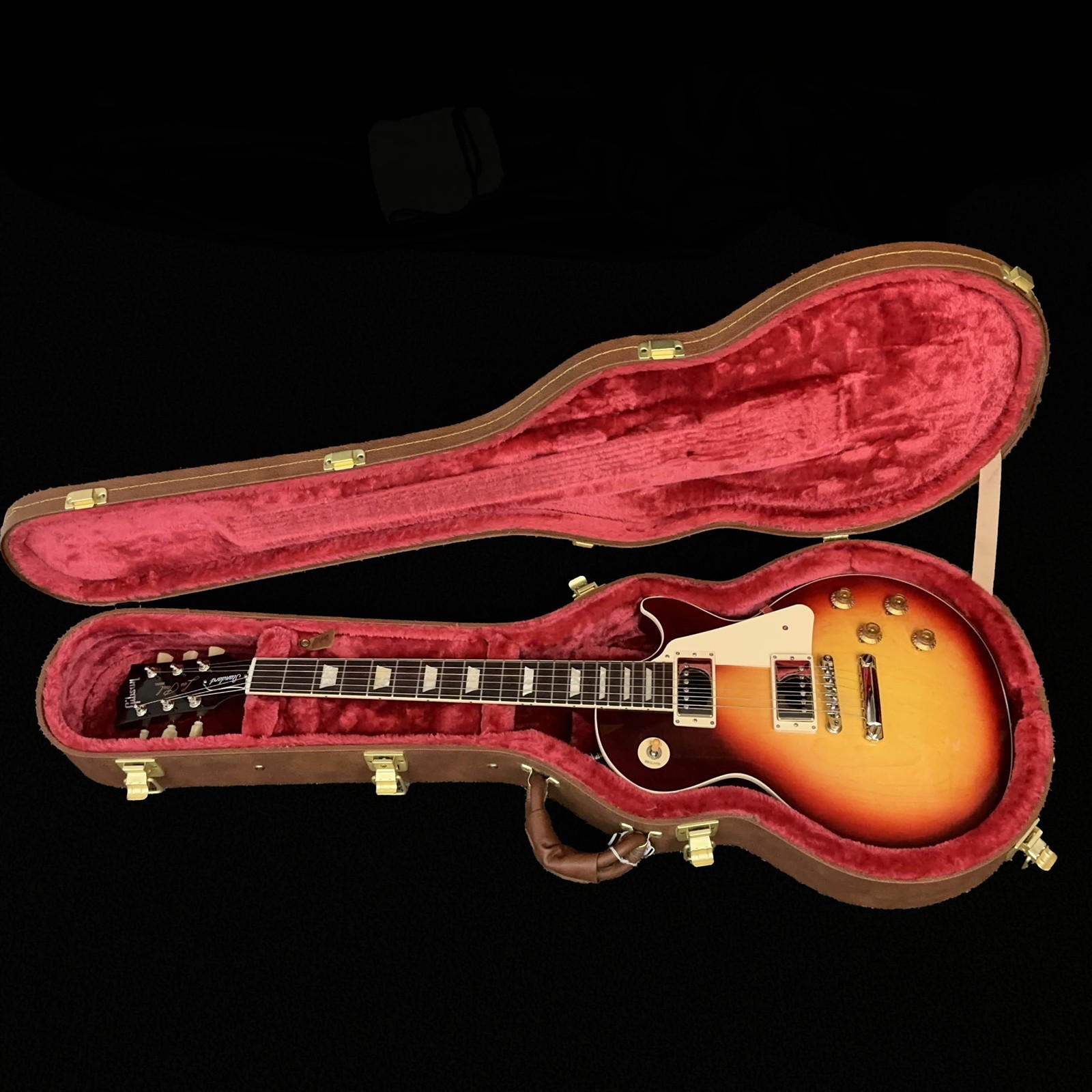 Gibson Les Paul Standard 50s Plain Top, Tobacco Burst, Hard Shell Case