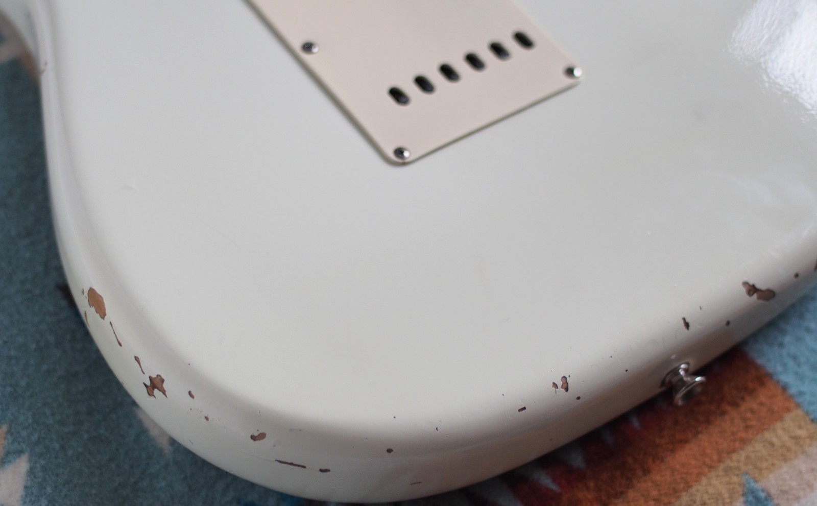 Vintage Fender Stratocaster Guitar 1974/75 Olympic White