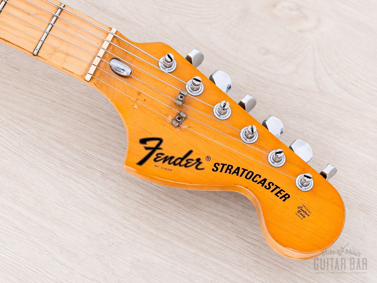 1976 Fender Stratocaster Hardtail Vintage Electric Guitar Sunburst w/ Case