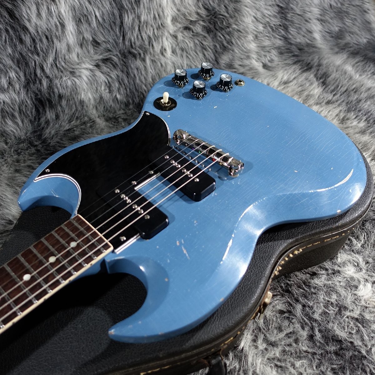 Electric Guitar Gibson SG Special 1961 Refinish Pelham Blue with Hard Case