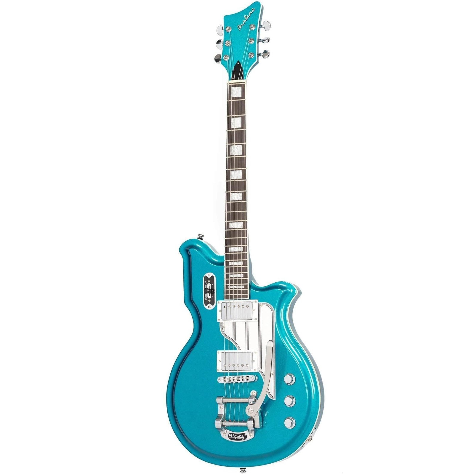 Airline Guitars MAP DLX Metallic Blue