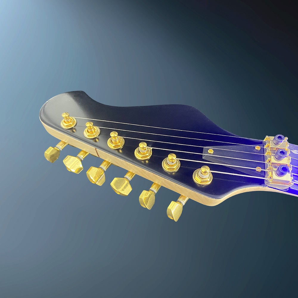 LED Light Electric Guitar Maple neck Acrylic Body Crystal Guitar Sweet Sound new