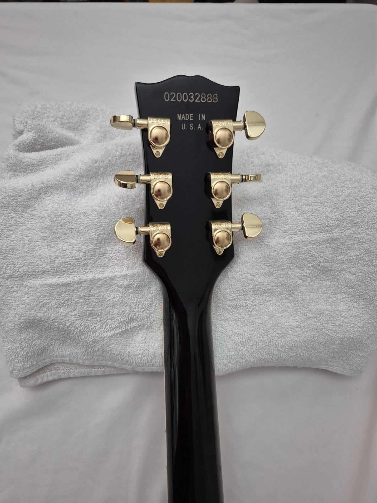 Vicers L/P Black Beauty Guitar Upgraded ProBuckers Coil Split Pots Orange Drops