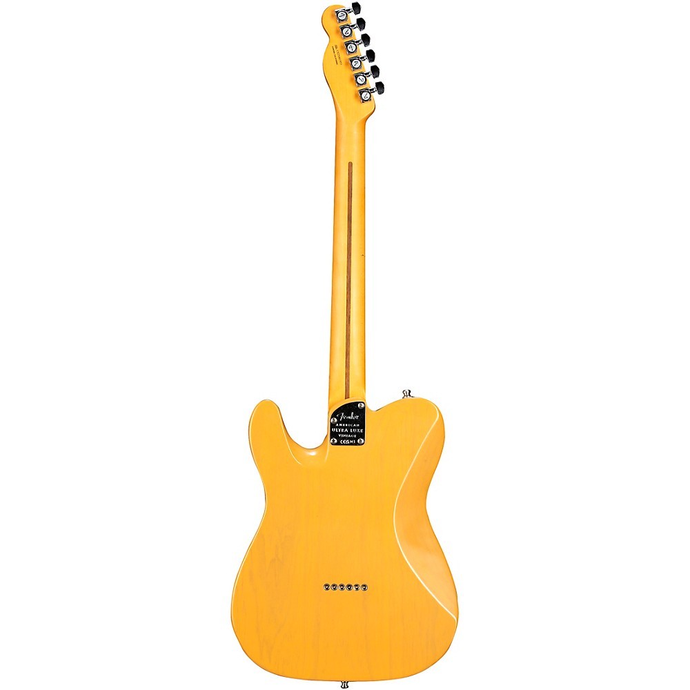 Fender American Ultra Luxe Vintg ’50s Telecaster Maple FB Guitar Bttrsctch Blnd